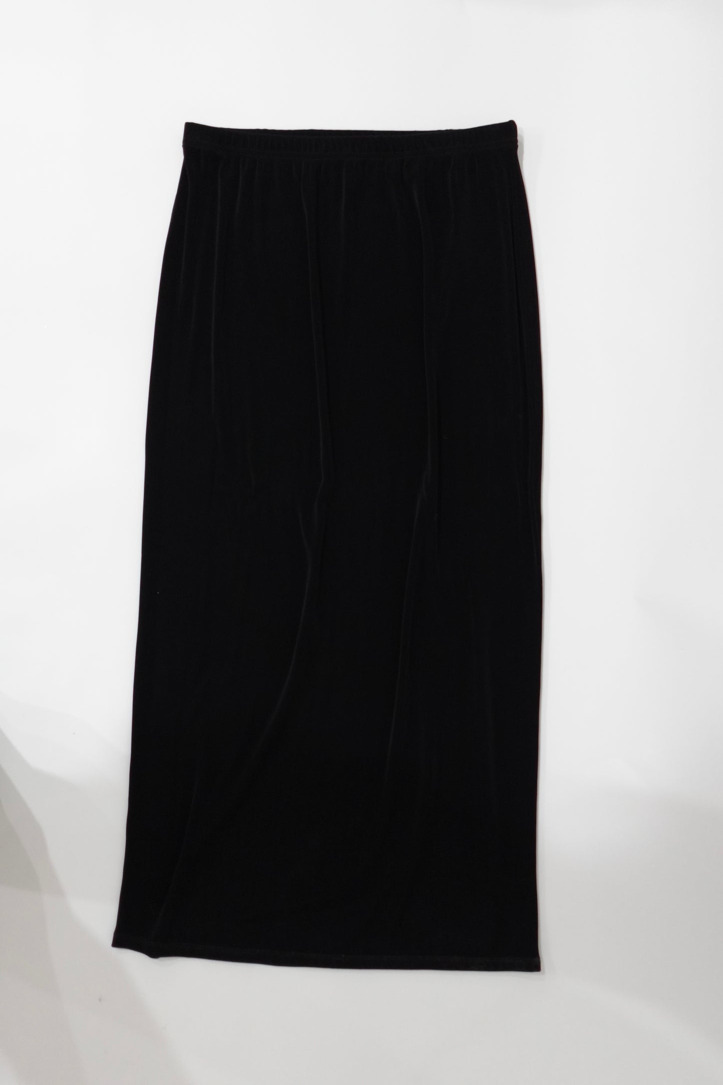 Plain Black Maxi Skirt Jones New York