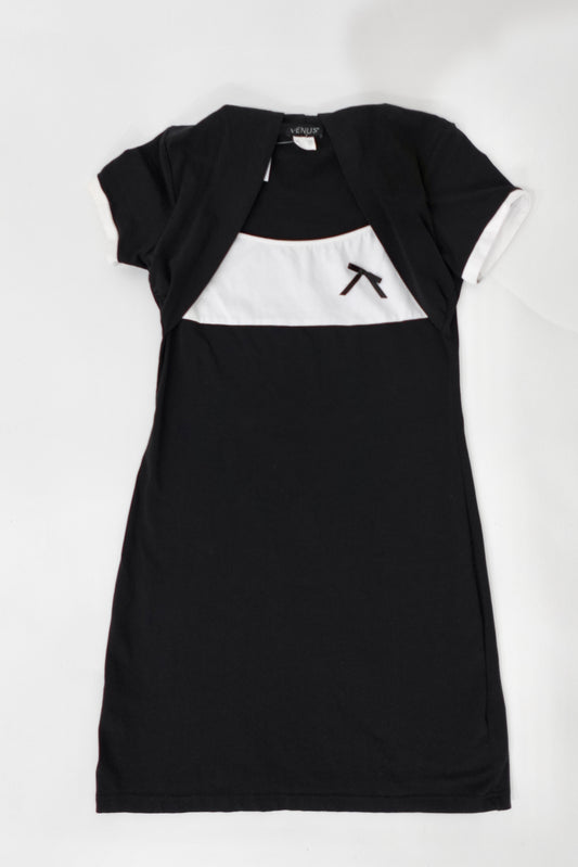 Venus 2000s B&W Mini Dress