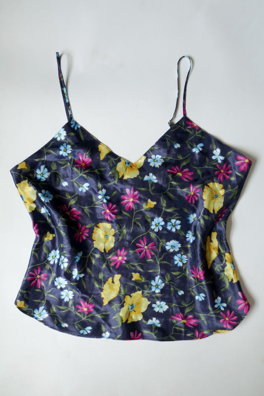 y2k floral tank