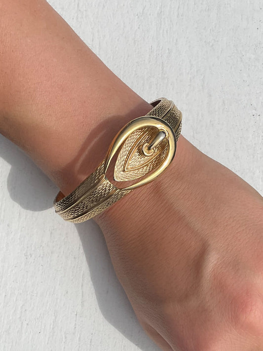 Gold Belt Bracelet