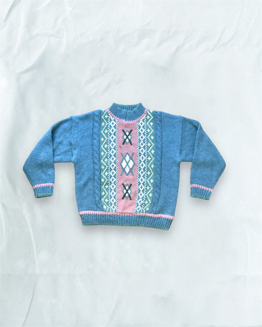 Grannie Cotton Candy Sweater