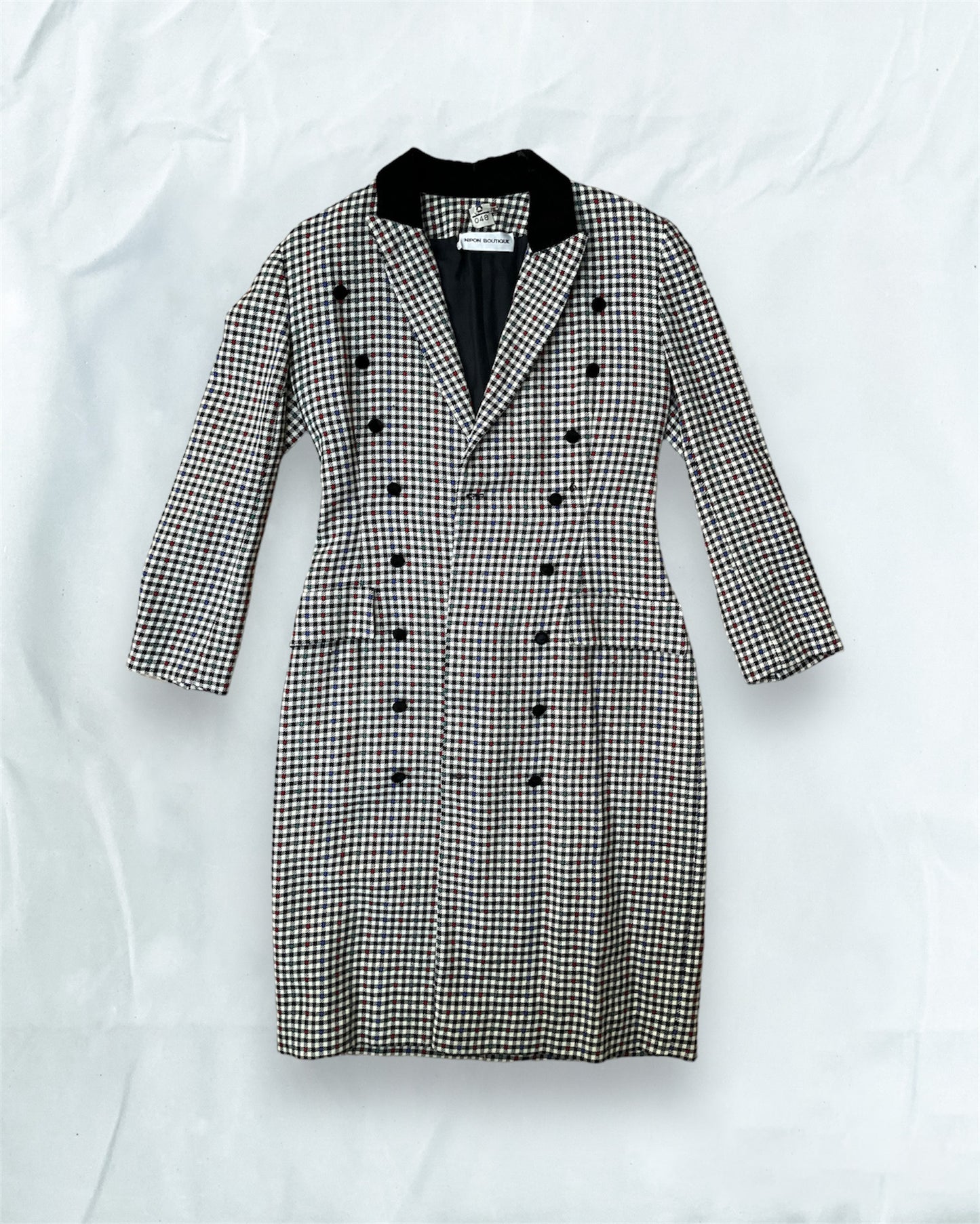 50s Plaid trench