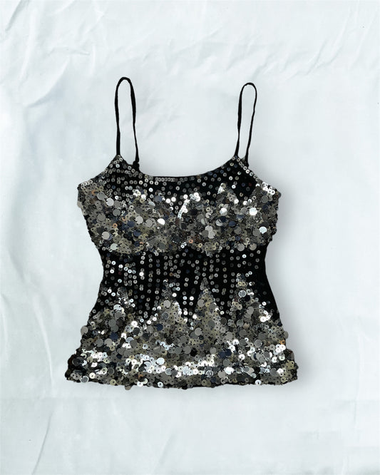 Fashion NYC 2000s sequin top