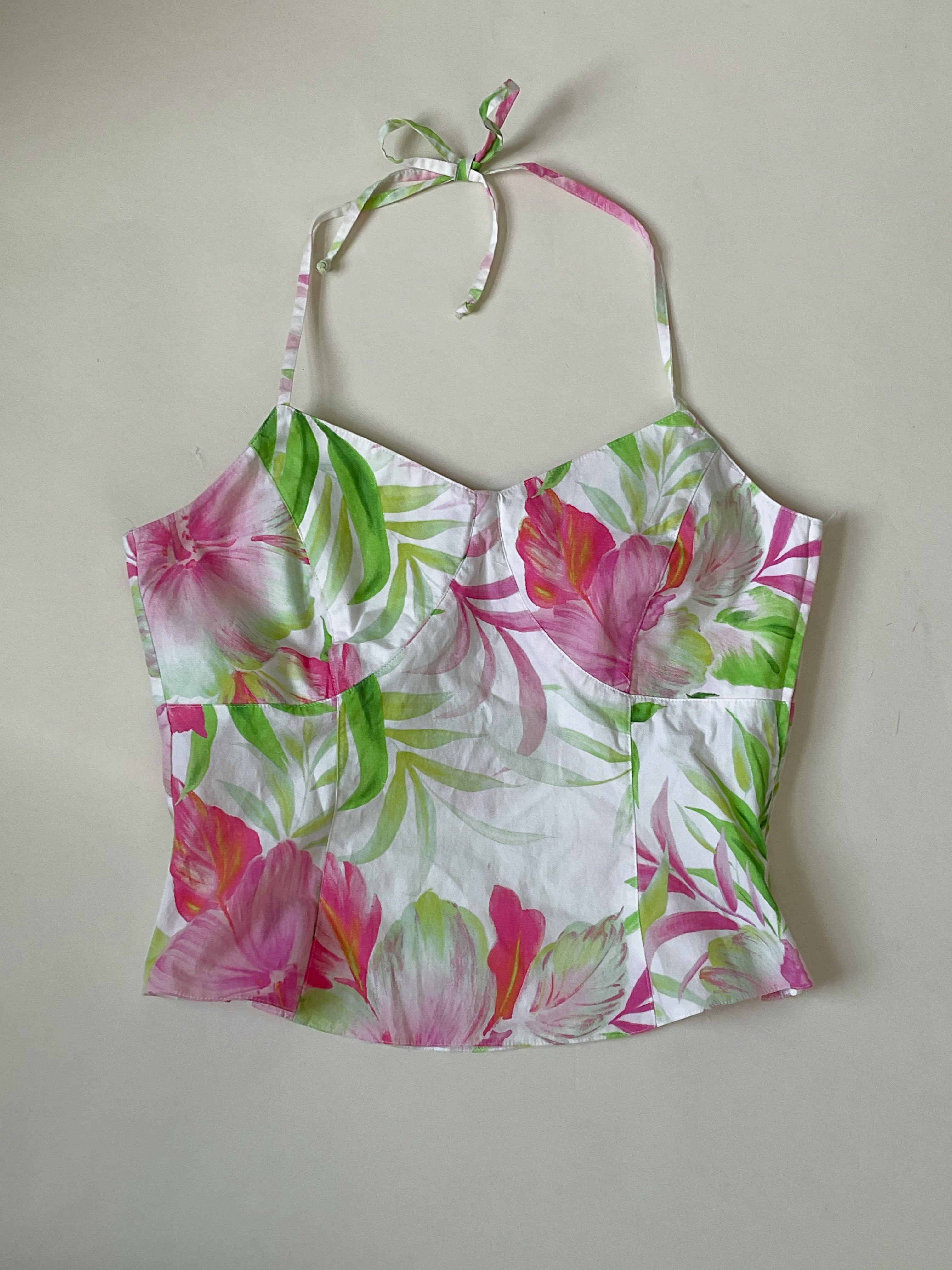 Lily Halter Top - Beach Front